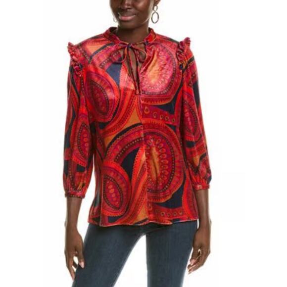 TYLER BOE Cheryl Velvet Shirt NWT Small‎ $188 - Picture 1 of 7